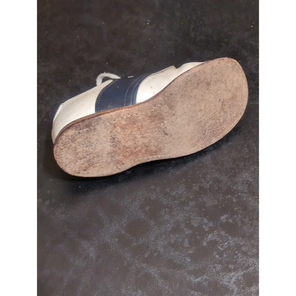 Ruggies Vintage Leather Oxford Childs Shoes, Boy/Girl Size 7D Made In USA